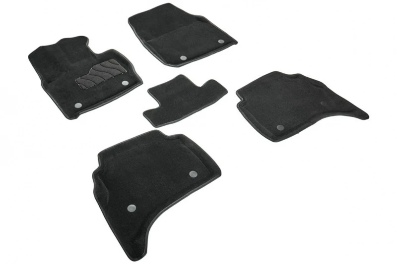 Коврики 3D ВОРС в салон для Land Rover Range Rover V Черный Seintex 99577