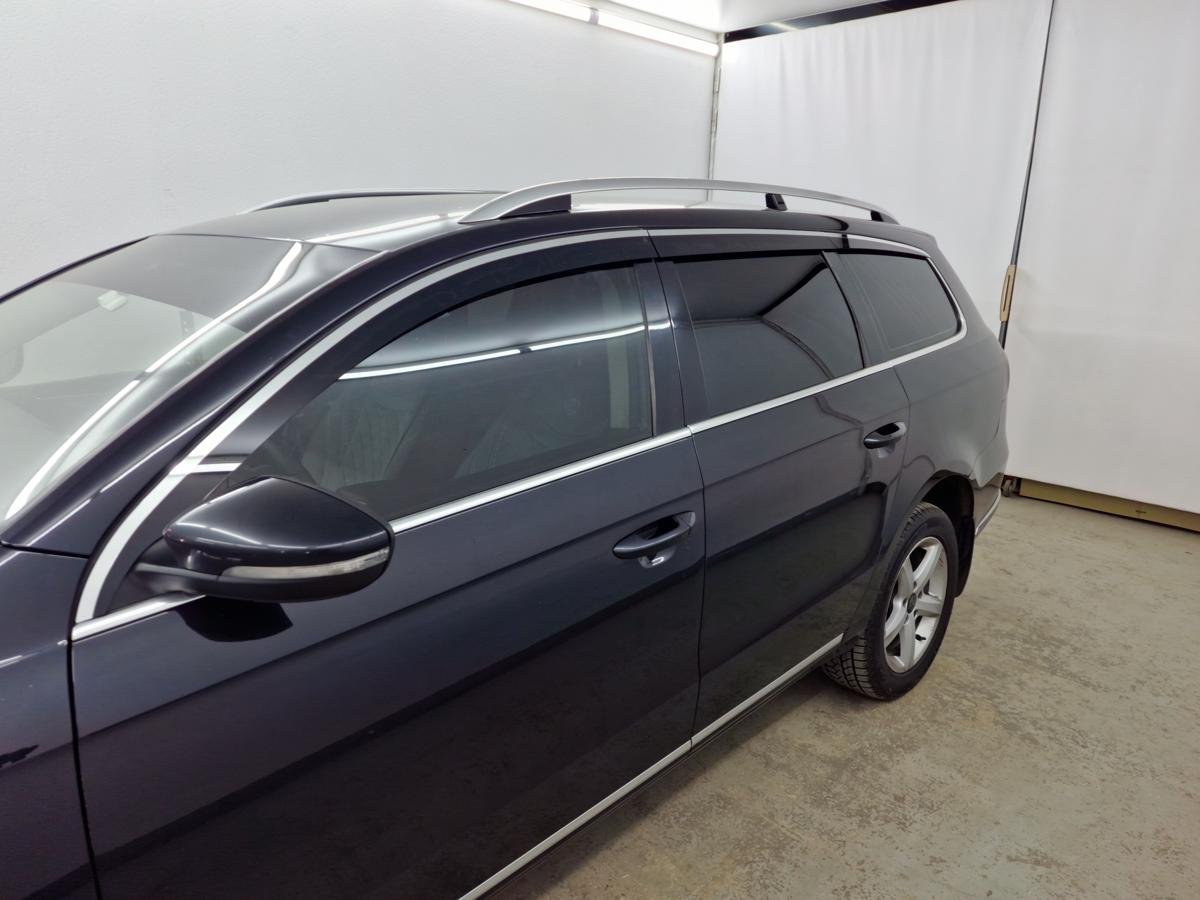 Дефлекторы окон 2D с хром накладками 6 шт. для Volkswagen Passat B7