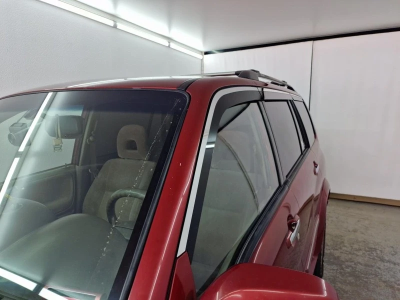 Дефлекторы окон 2D с хром накладками 6 шт. для Suzuki Grand Vitara XL-7 I Рестайлинг Хром Стрелка 11 2D344-6C.S11