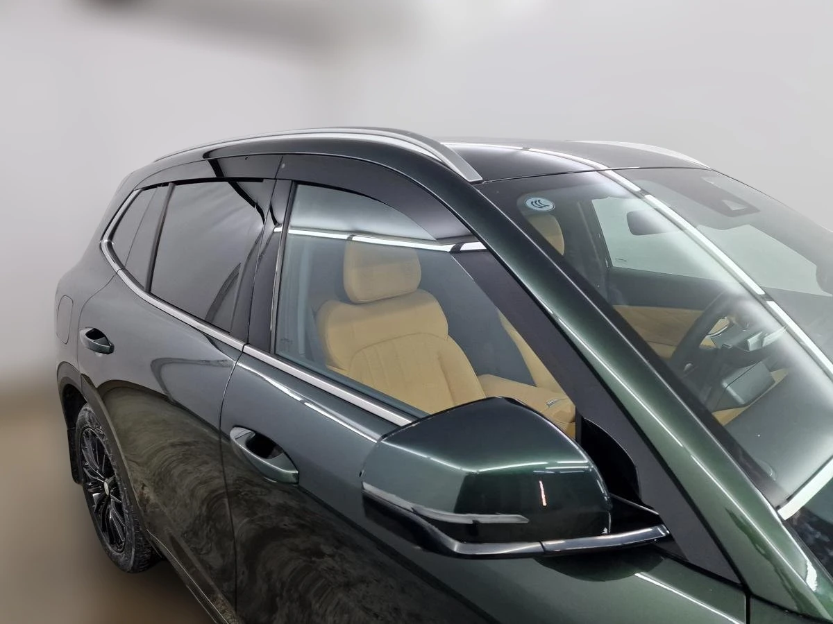 Дефлекторы окон 2D 6 шт. для Geely Galaxy Starship 7 Черный Стрелка 11 2D443-6.S11