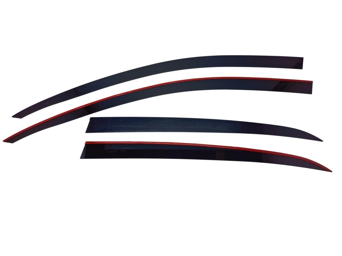 Дефлекторы окон 2D 6 шт (для кузова универсал) для Skoda Superb III Рестайлинг