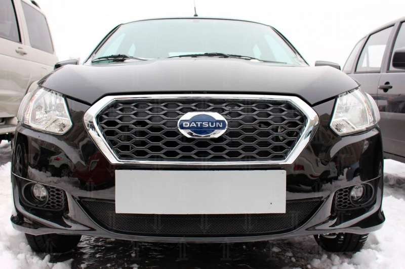 Защитная сетка радиатора низ для Datsun on-DO I Черный Стрелка 11 DATSONDO.black