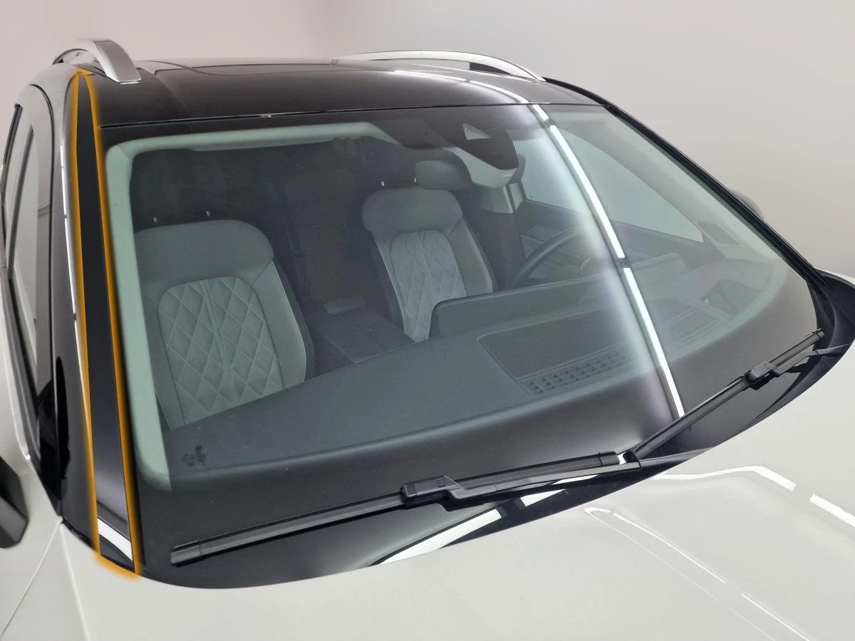 Водосток лобового стекла Премиум для Volkswagen Tavendor I Черный Стрелка 11 VP.246