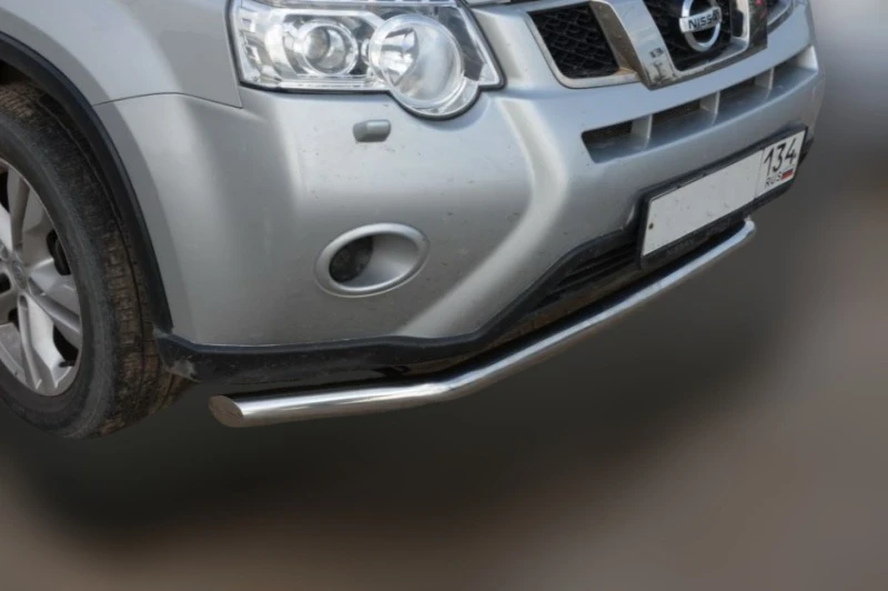 Защита переднего бампера d60 мм для Nissan X-Trail II  Юко NXT.07.02