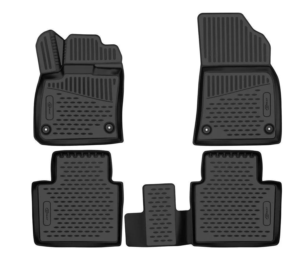 Коврики 3D в салон полиуретан 5 шт для LiXiang L9 Черный