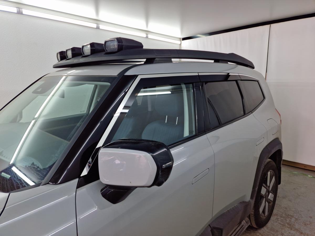 Дефлекторы окон 2D с хром накладками 6 шт. для Changan Deepal G318 I