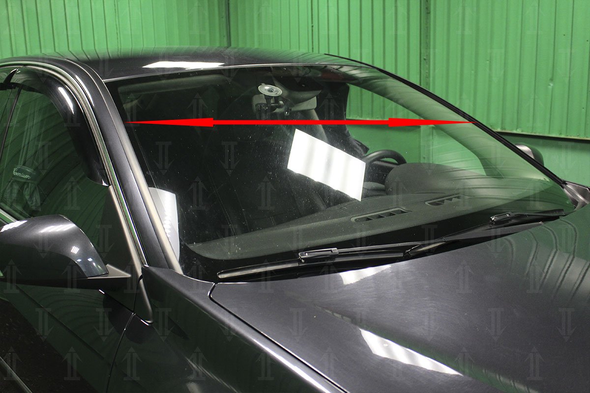 Дефлектор (водосток) лобового стекла для Renault Laguna III Рестайлинг