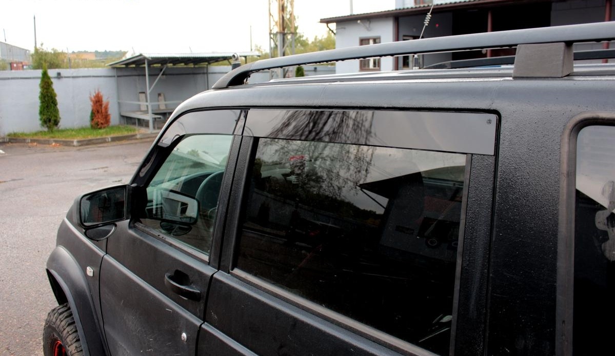 Дефлекторы окон 2D 4 шт для УАЗ Patriot I