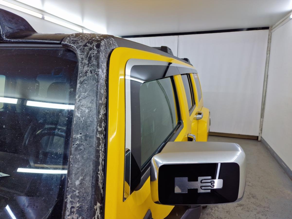 Дефлекторы окон 2D с хром накладками 6 шт. для Hummer H3