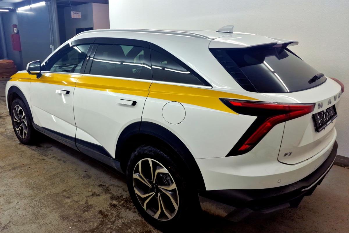 Дефлекторы окон 2D 6 шт. для Haval F7 II