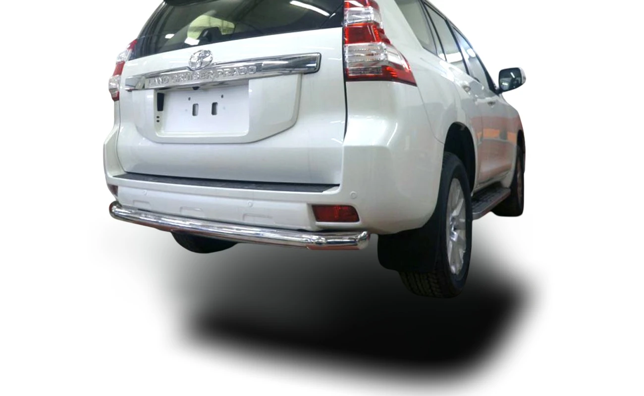 Защита заднего бампера d76 мм для Toyota Land Cruiser Prado 150 Series Рестайлинг 2  Юко TLCP150.17.12