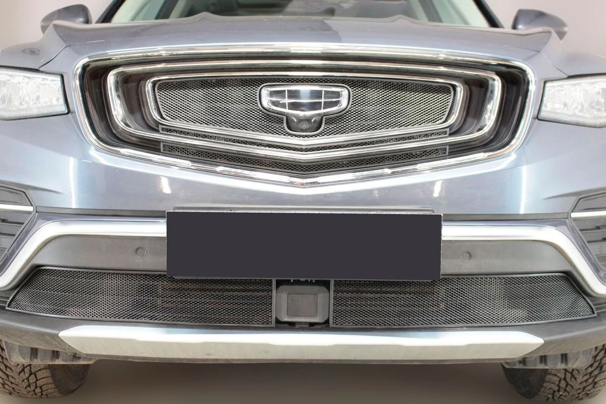 Комплект сеток black верх 3 части и низ 2 части с датчиком ACC для Belgee X70 I