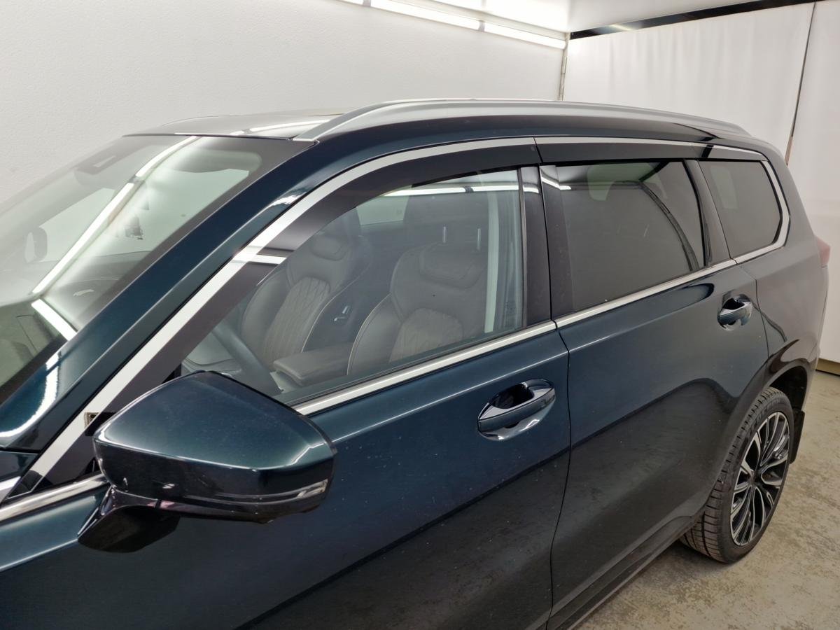 Дефлекторы окон 2D с хром накладками 6 шт. для EXEED VX I Рестайлинг