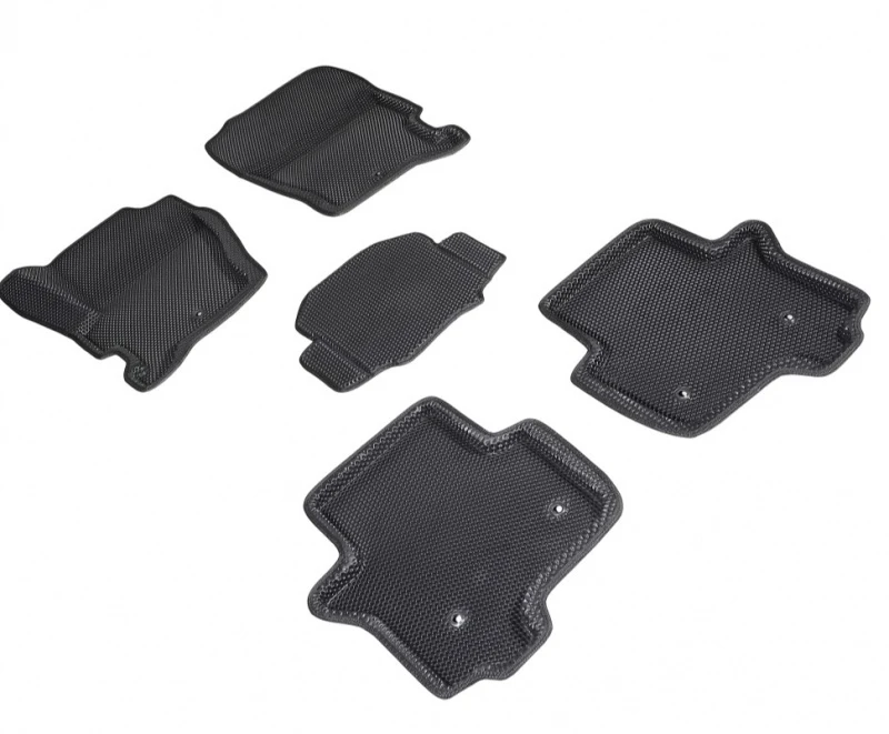 Коврики 3D EVA "СОТА" для Land Rover Discovery IV Черный Seintex 95410