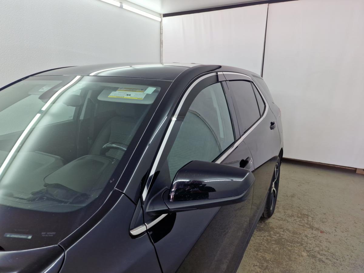 Дефлекторы окон 2D с хром накладками 4 шт. для Chevrolet Equinox III