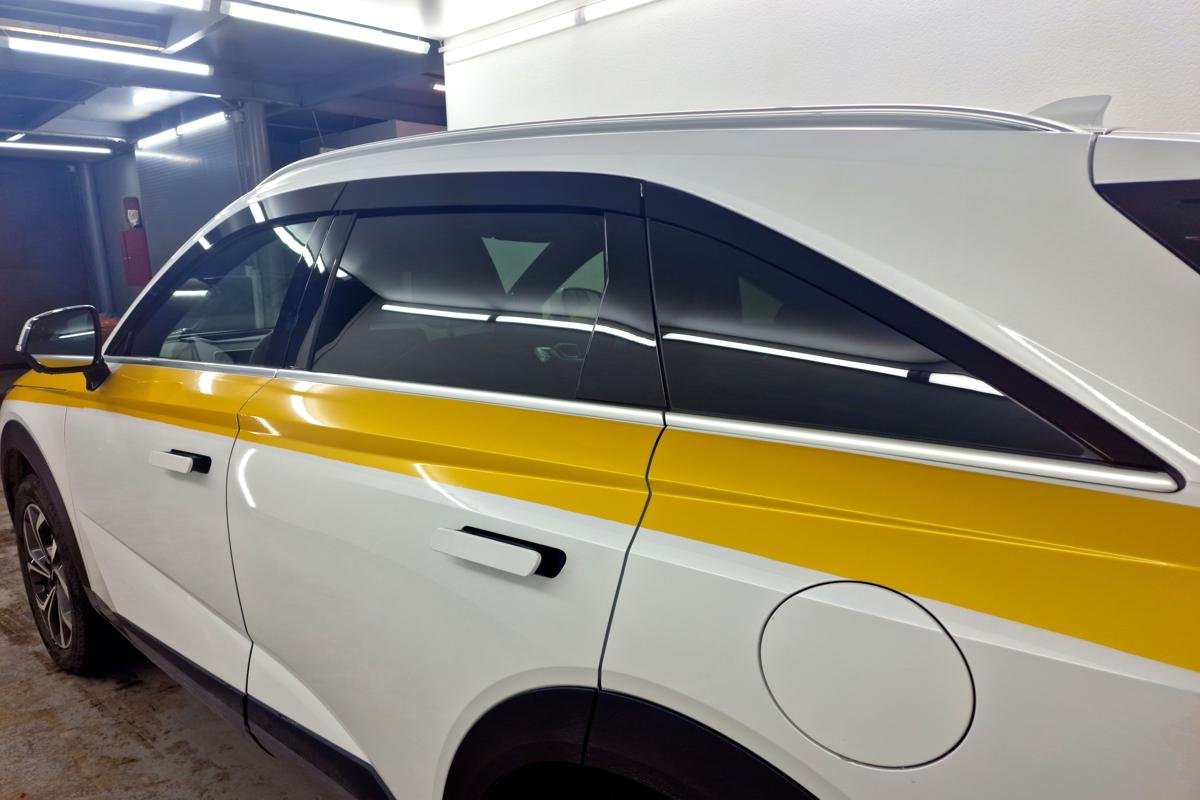 Дефлекторы окон 2D 6 шт. для Haval F7 II