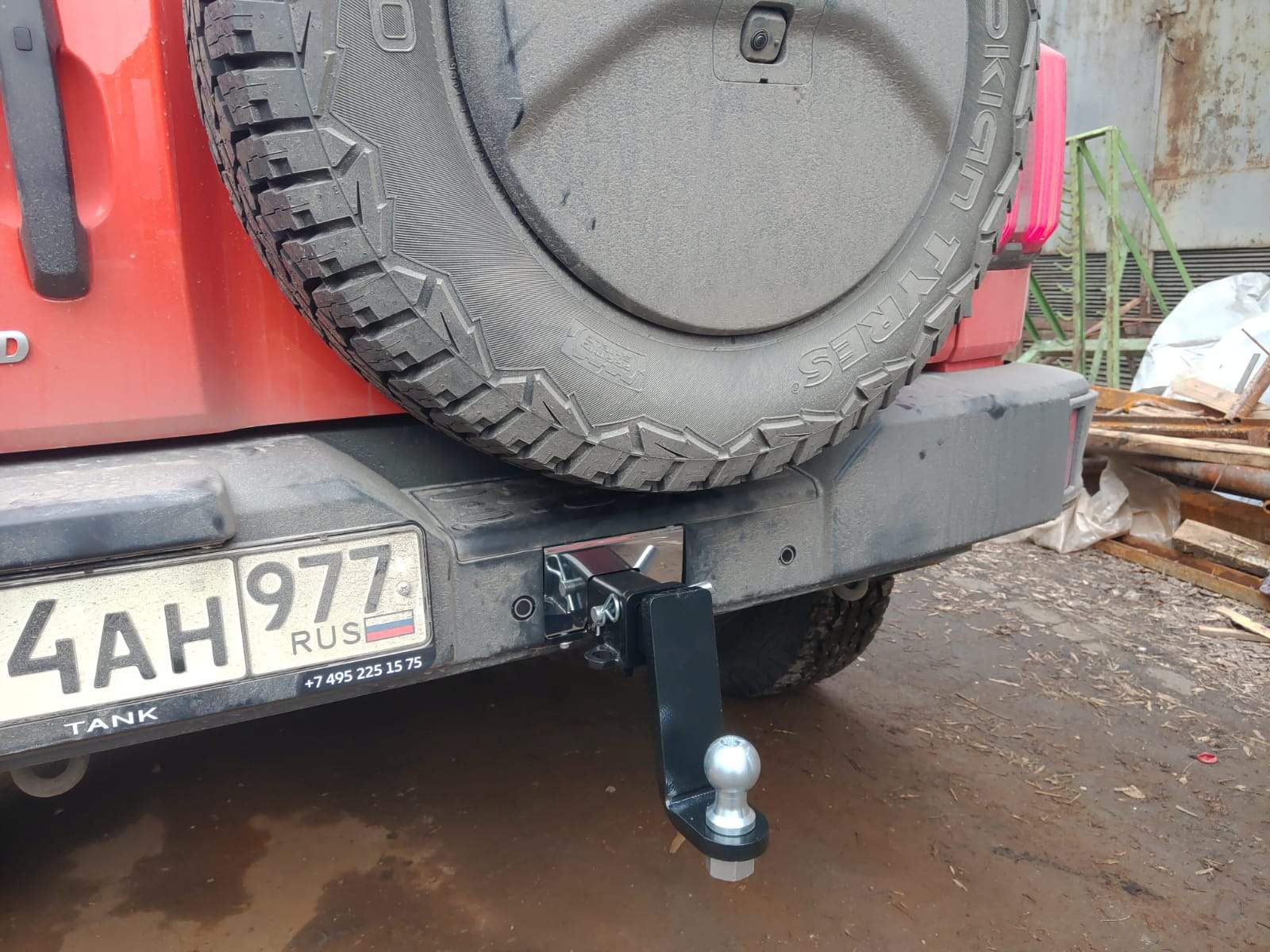 Фаркоп Bizon с типом шара Е для TANK 300