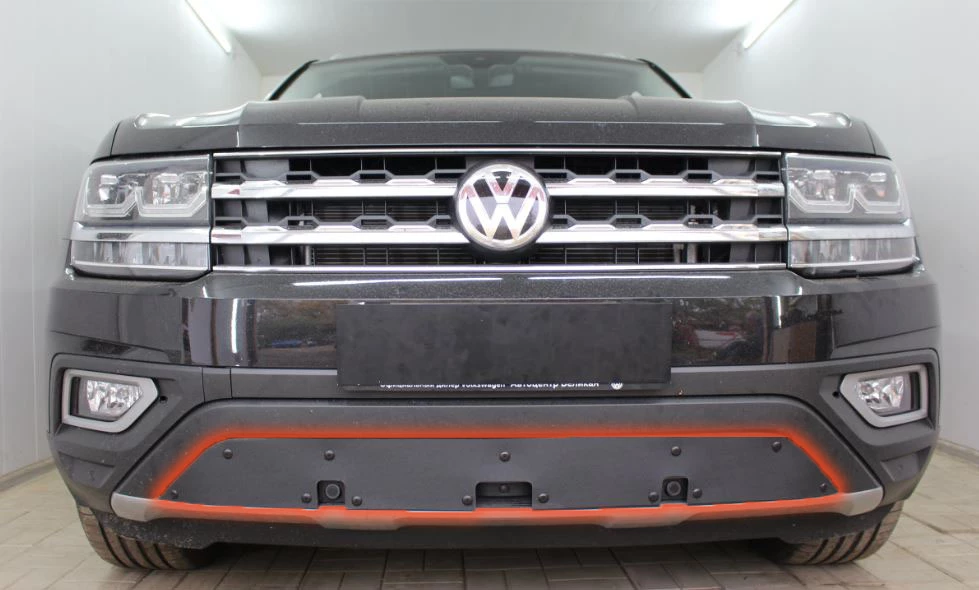 Зимняя заглушка радиатора к съемной сетке низ для Volkswagen Teramont I