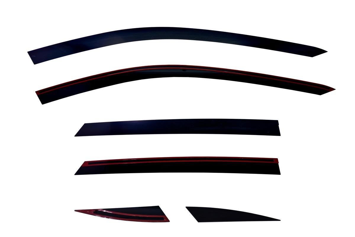 Дефлекторы окон 2D 6 шт. для Kaiyi X7 Kunlun I