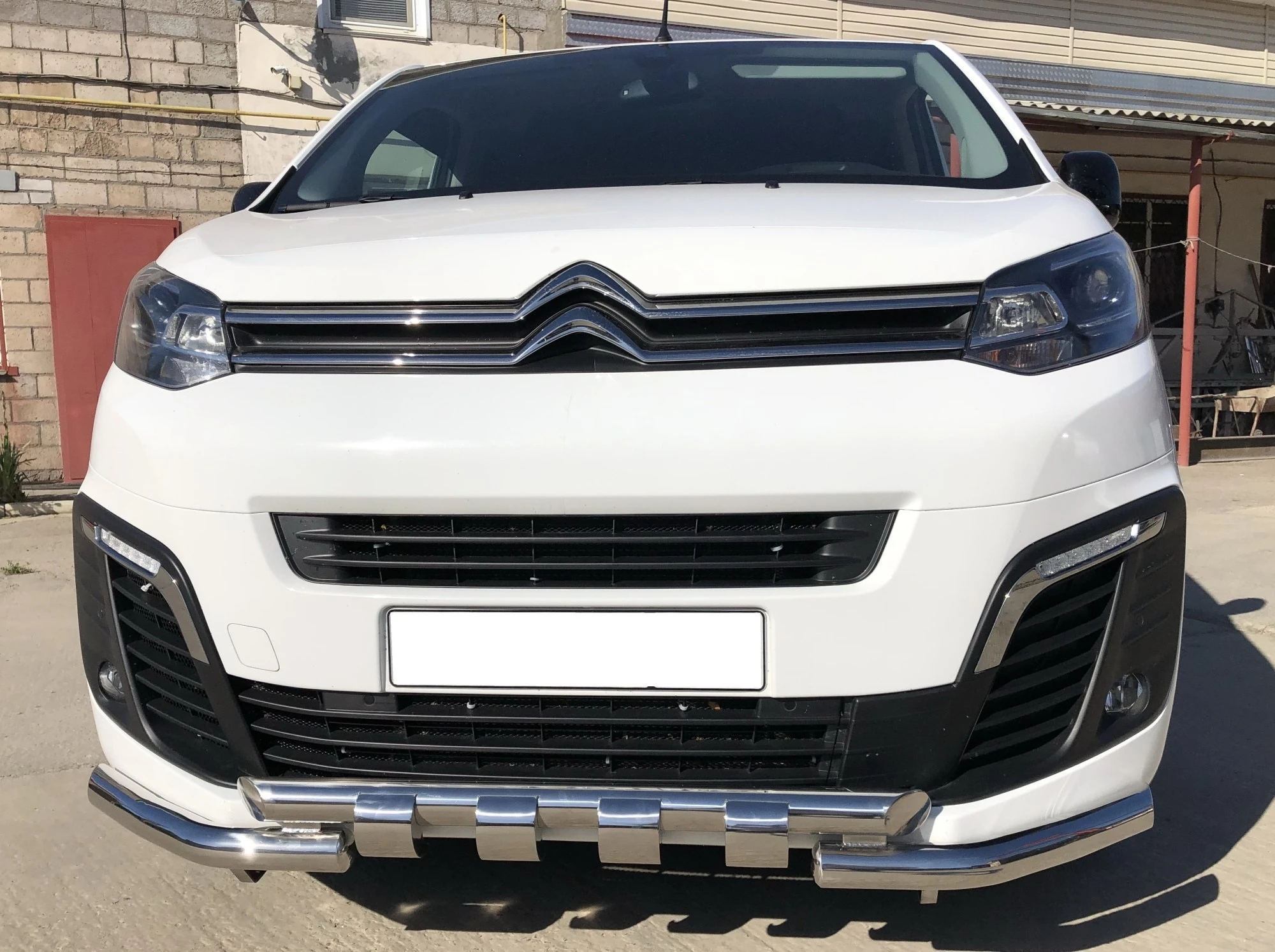 Защита переднего бампера G d60/60 мм для Citroen C4 SpaceTourer I  Юко CST.18.05