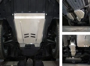Защиты комплект (картер и КПП, дифференциал, бак) для Infiniti QX50 II  ТСС ZKTCC00369K
