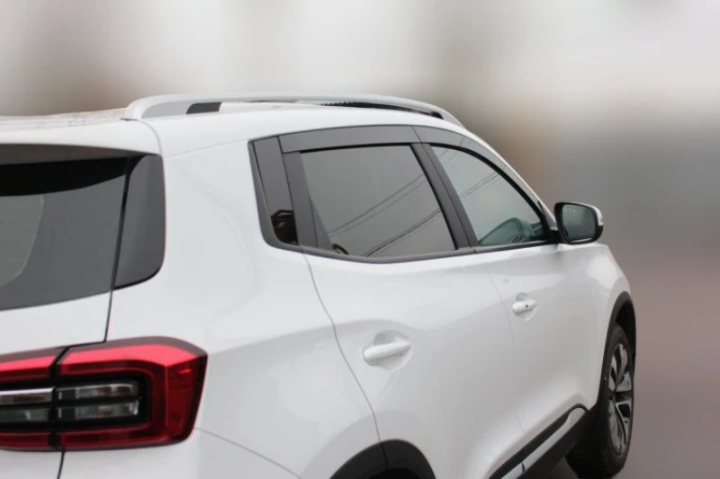 Дефлекторы окон 2D 6 шт для Chery Tiggo 4 I Рестайлинг Черные Стрелка 11 2D061-6.S11