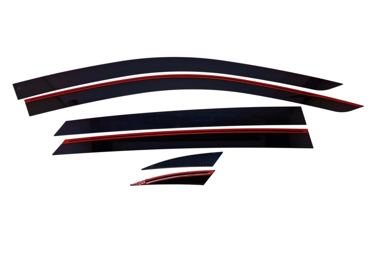 Дефлекторы окон 2D 6 шт для Changan UNI-K