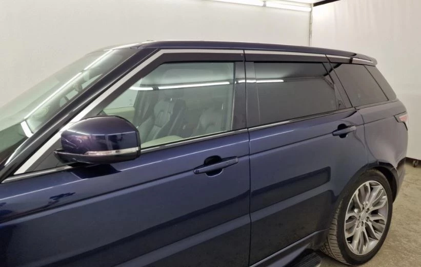 Дефлекторы окон с хром накладками 2D 6 шт для Land Rover Range Rover Sport I Рестайлинг