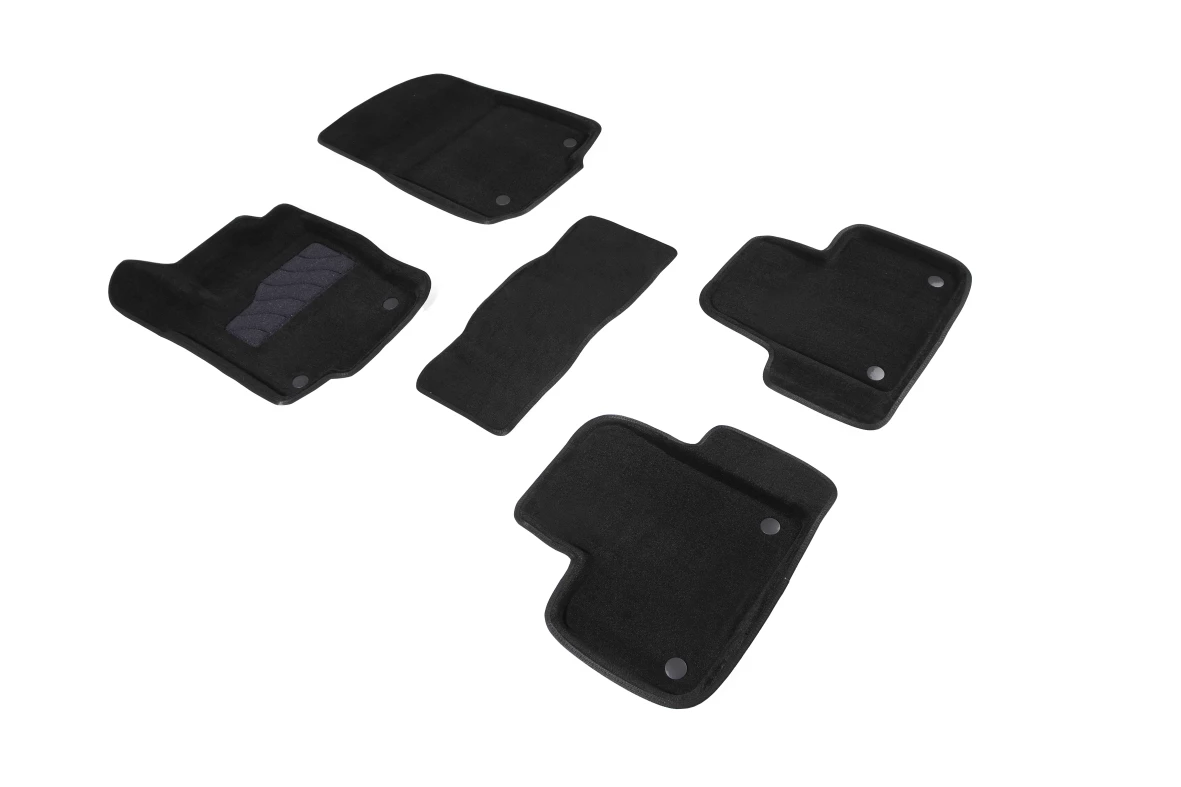 Коврики 3D ВОРС в салон для Mercedes-Benz GLE Coupe AMG I (C292) Черный