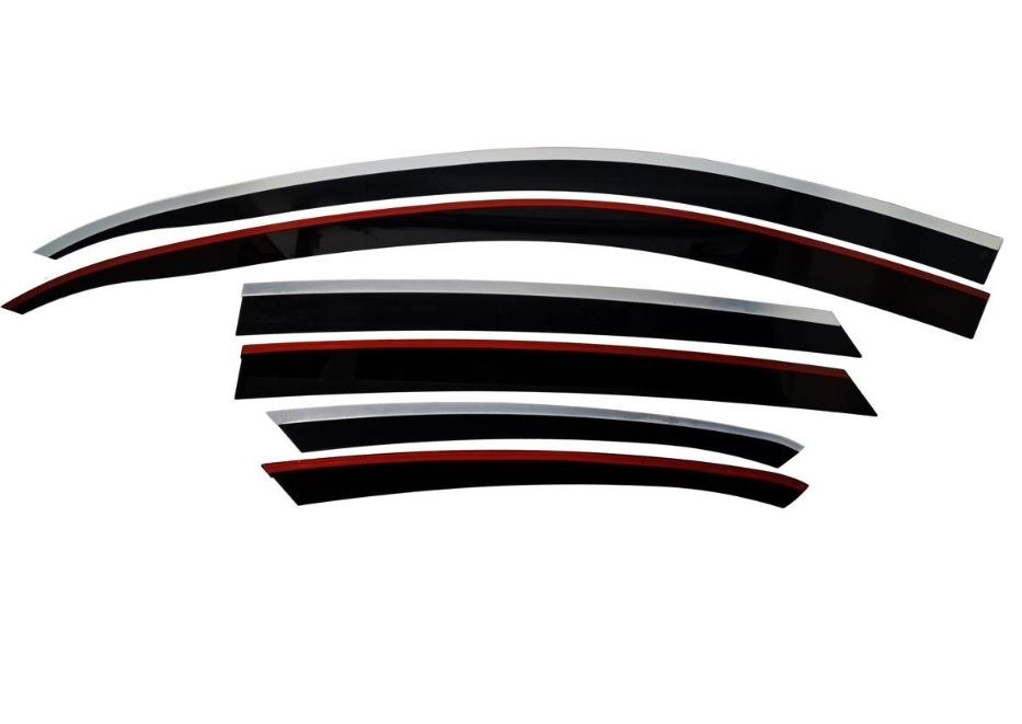 Дефлекторы окон 2D 6 шт. для Mercedes-Benz GLE Coupe I (C292)