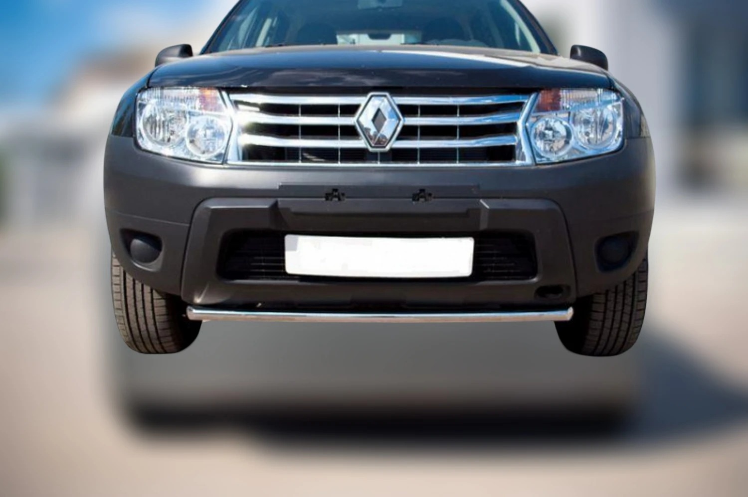 Защита переднего бампера d42 мм для Renault Duster I  Юко RD.11.01
