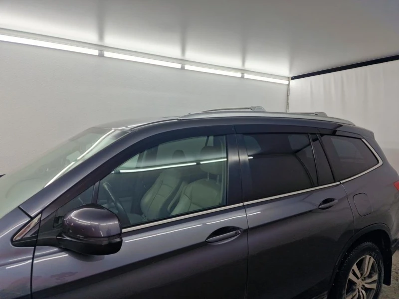 Дефлекторы окон 2D 6 шт для Honda Pilot III Черные Стрелка 11 2D164-6.S11