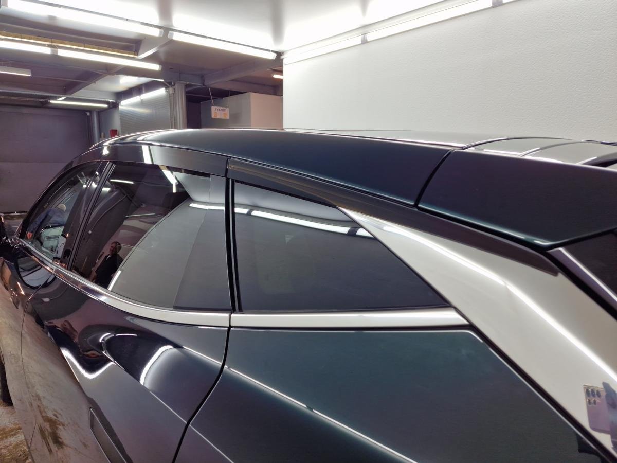 Дефлекторы окон с хром накладками 2D 6 шт для Jetour Dashing