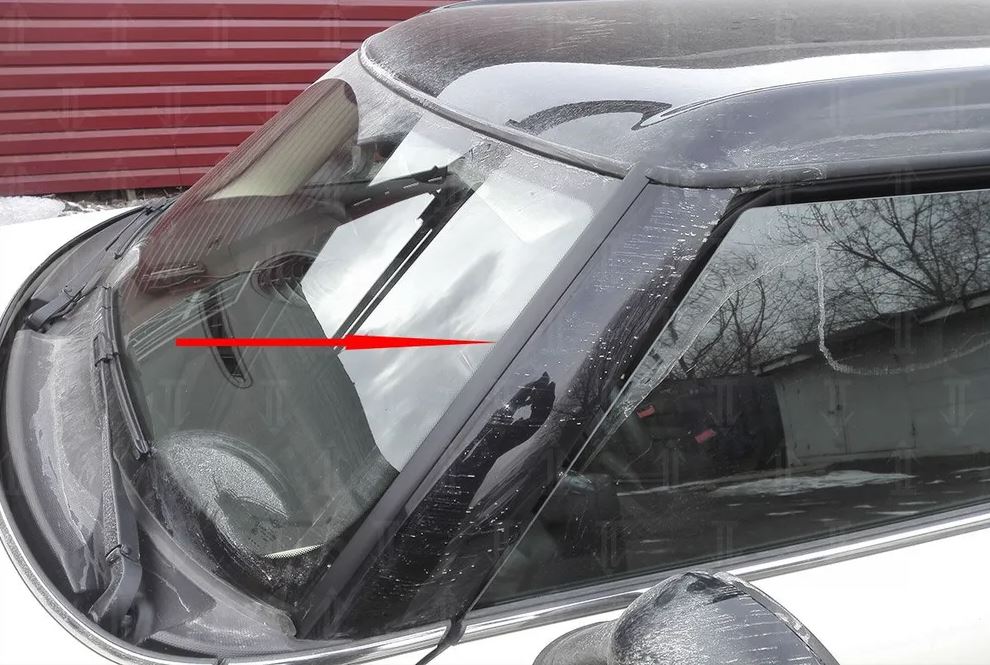 Дефлектор (водосток) лобового стекла для MINI Coupe I