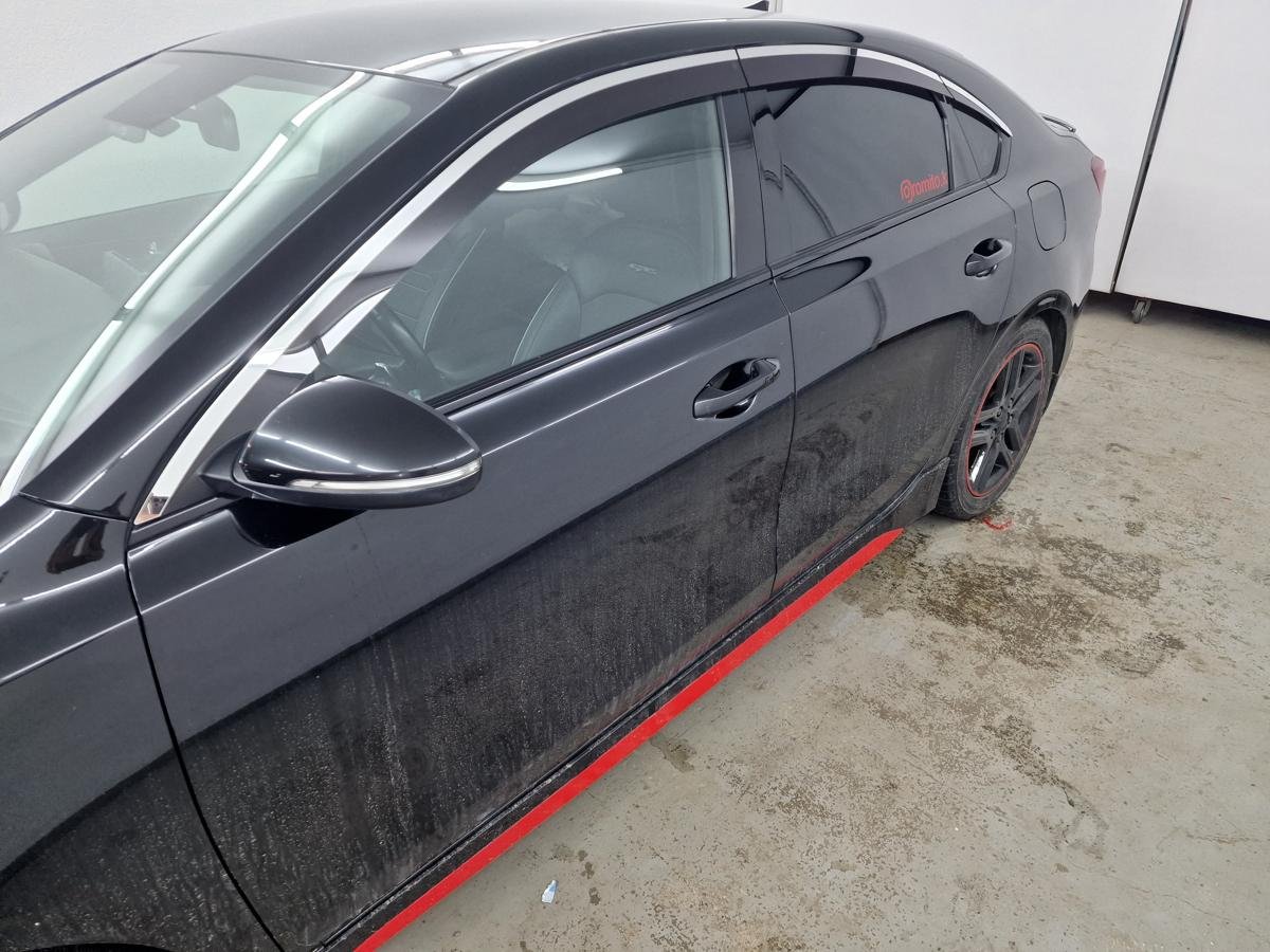 Дефлекторы окон с хром накладками 2D 6 шт для Kia Cerato IV Рестайлинг