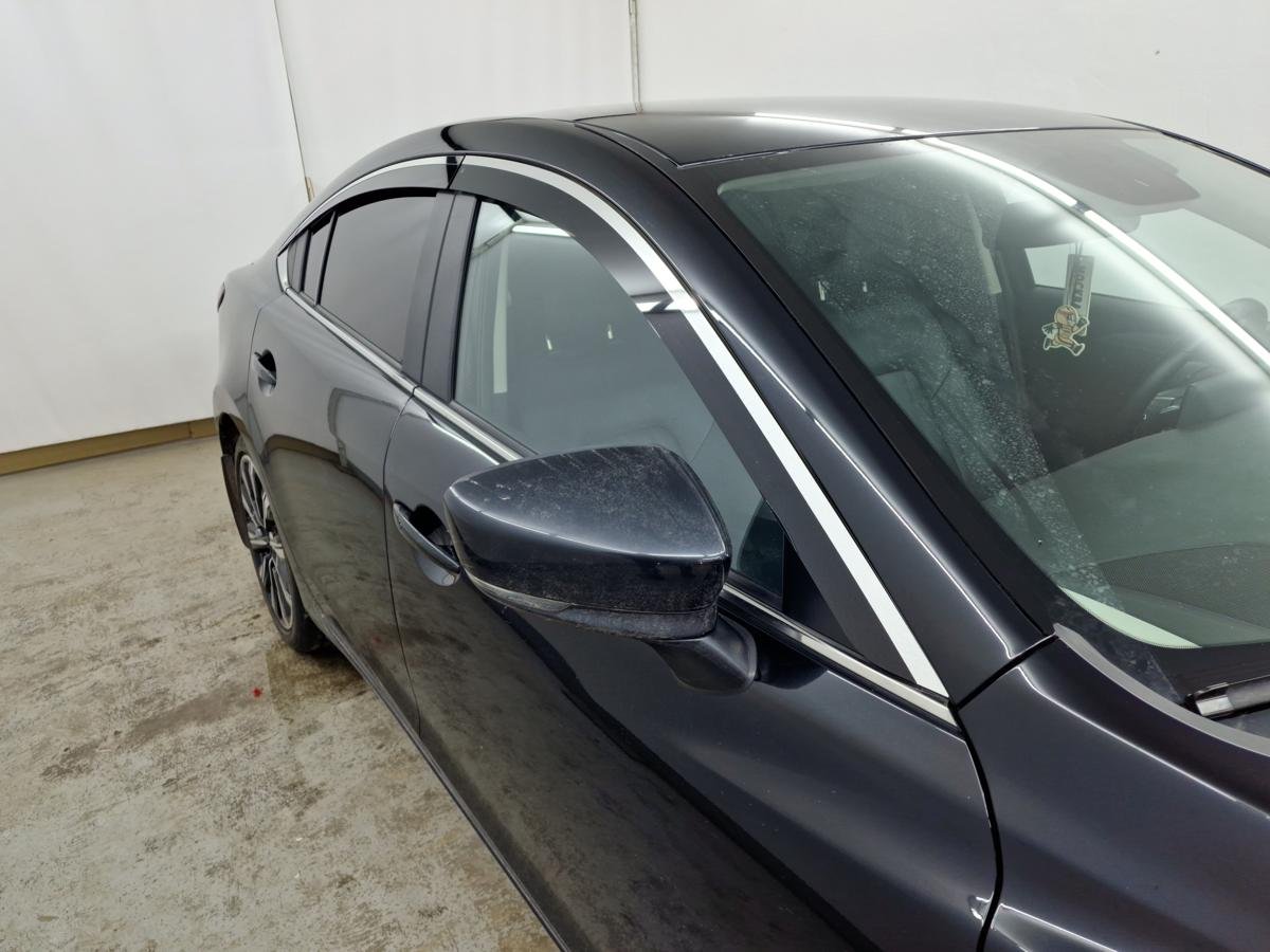 Дефлекторы окон 2D с хром накладками 6 шт. для Mazda 6 III (GJ) Рестайлинг 2