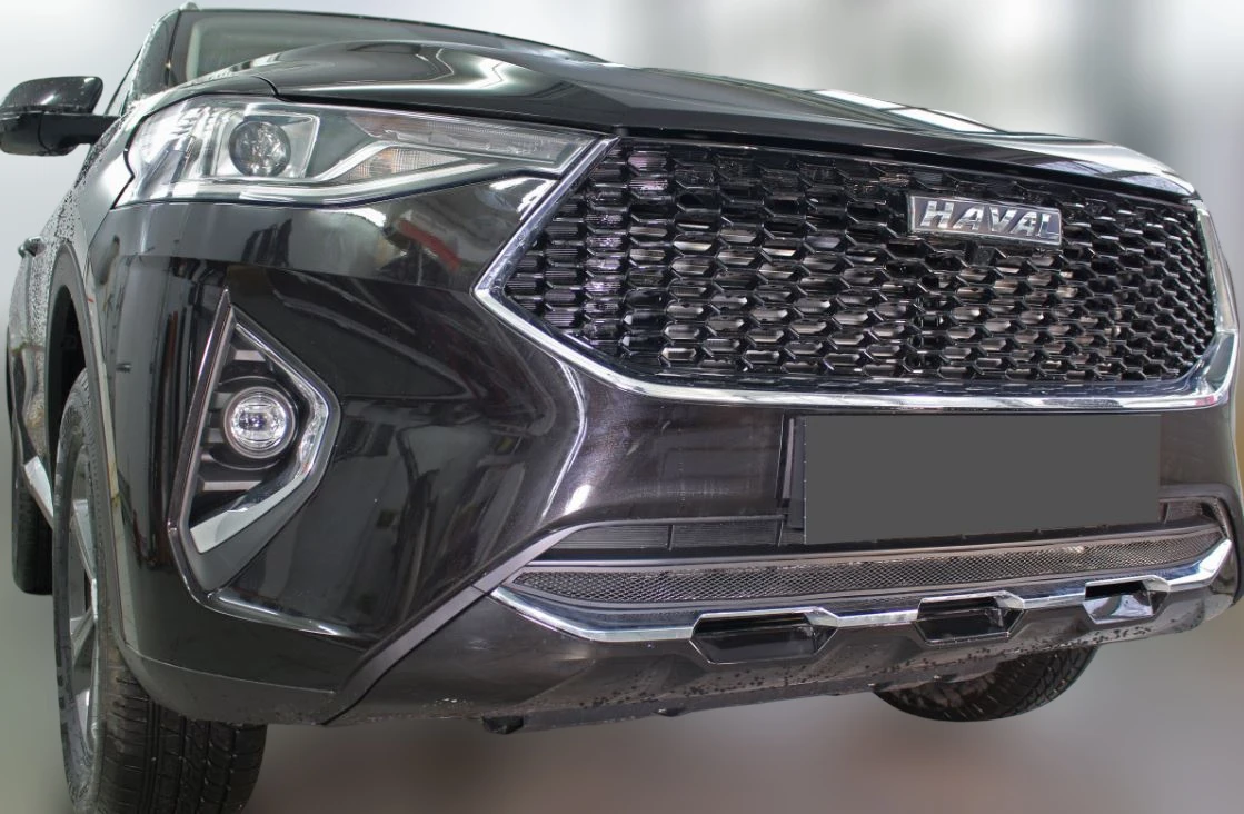 Комплект сеток black верх и низ для Haval F7 I