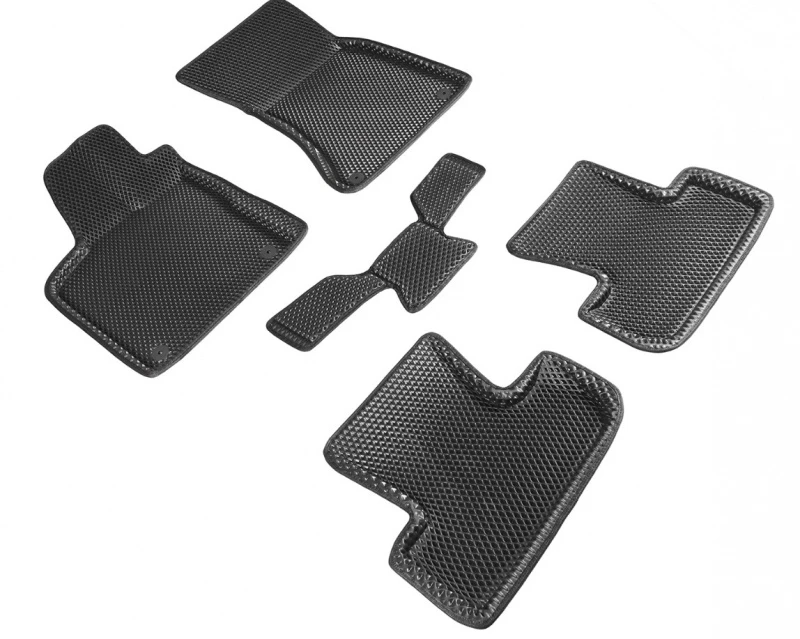 Коврики 3D EVA "РОМБ" для салона для Audi Q5 I (8R) Рестайлинг Черный Seintex 95267