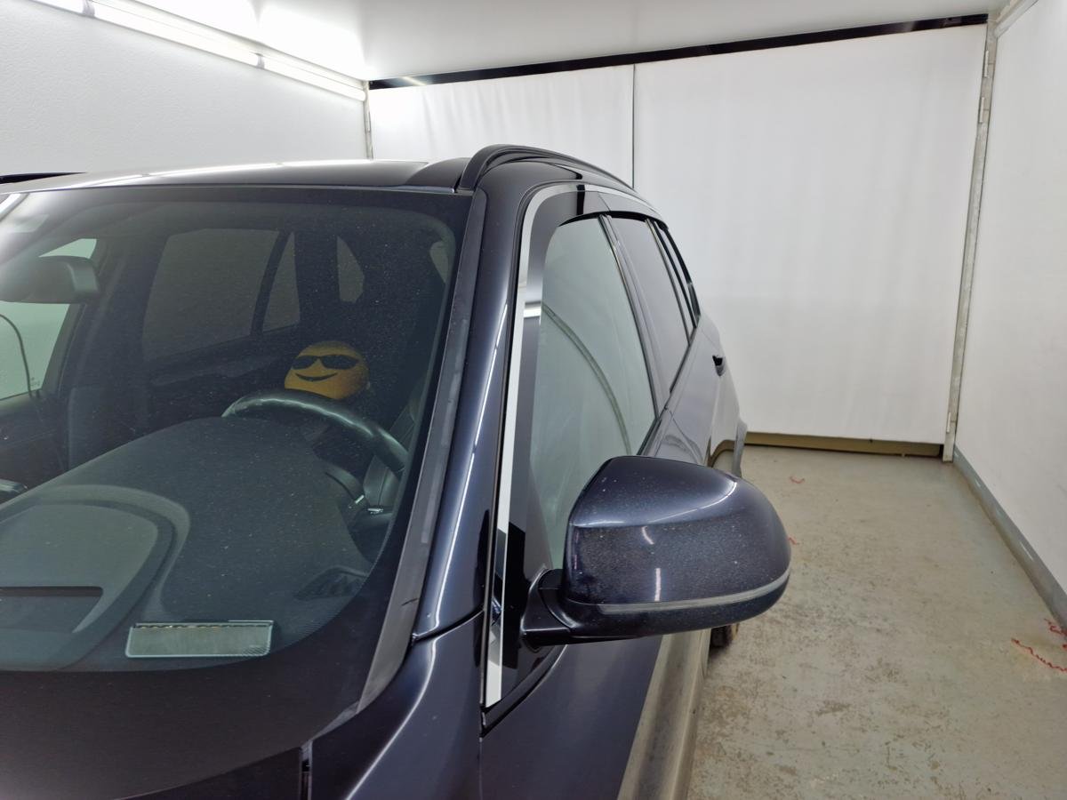 Дефлекторы окон 2D с хром накладками 6 шт. для BMW X5 III (F15)