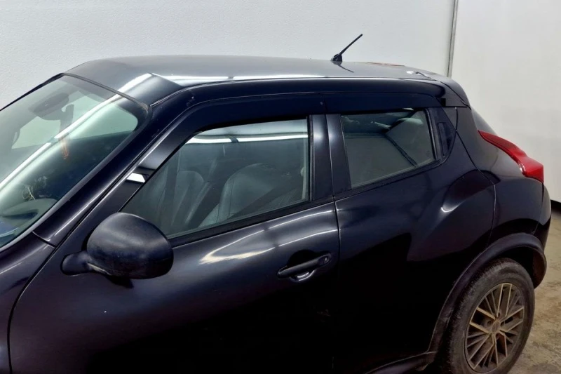 Дефлекторы окон 2D 6 шт. для Nissan Juke I Черный Стрелка 11 2D244-6.S11
