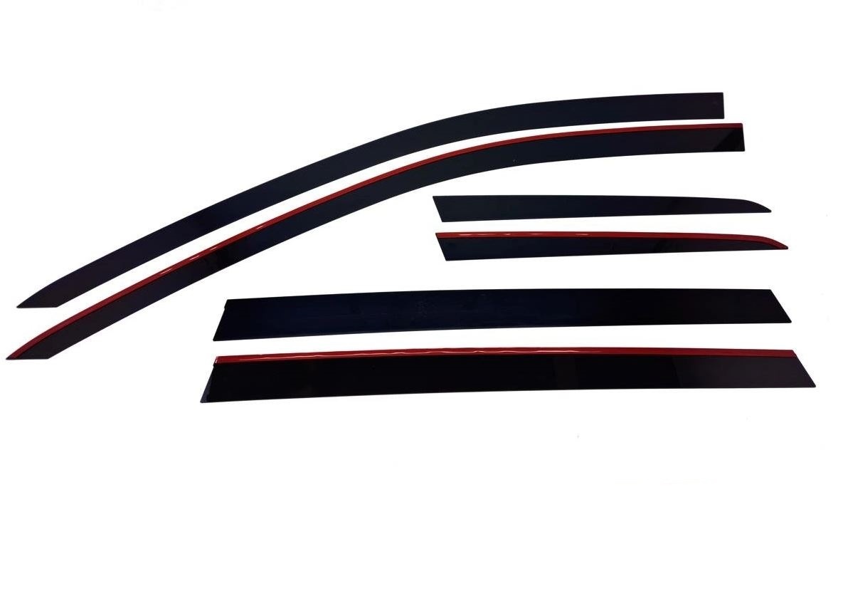 Дефлекторы окон 2D 6 шт. для Volkswagen Passat B8 Рестайлинг