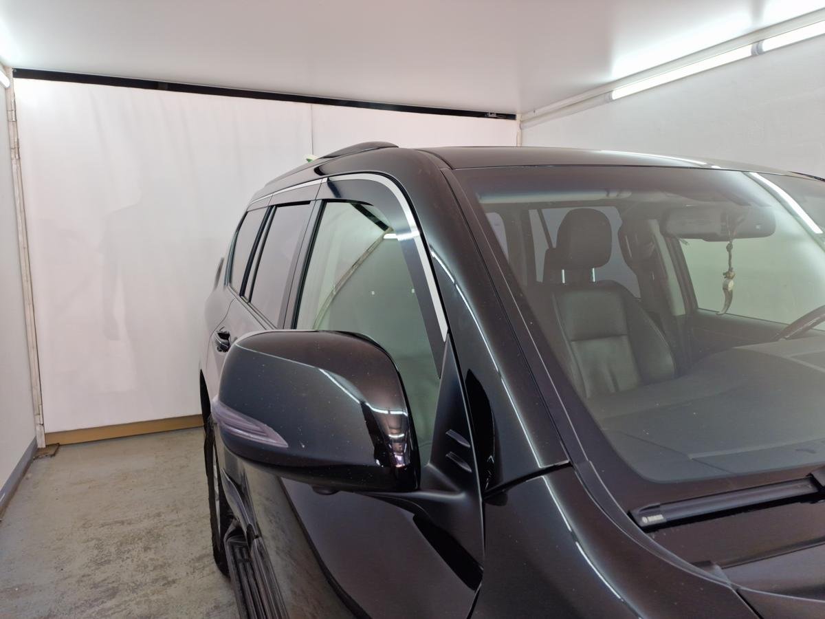 Дефлекторы окон 2D с хром накладками 6 шт. для Lexus GX II Рестайлинг 2