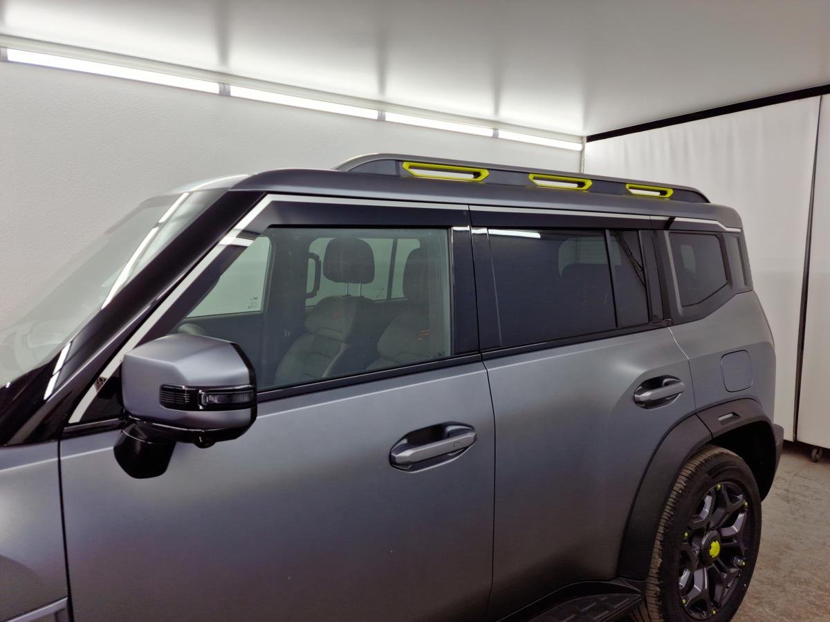 Дефлекторы окон с хром накладками 2D 6 шт для Jetour T2