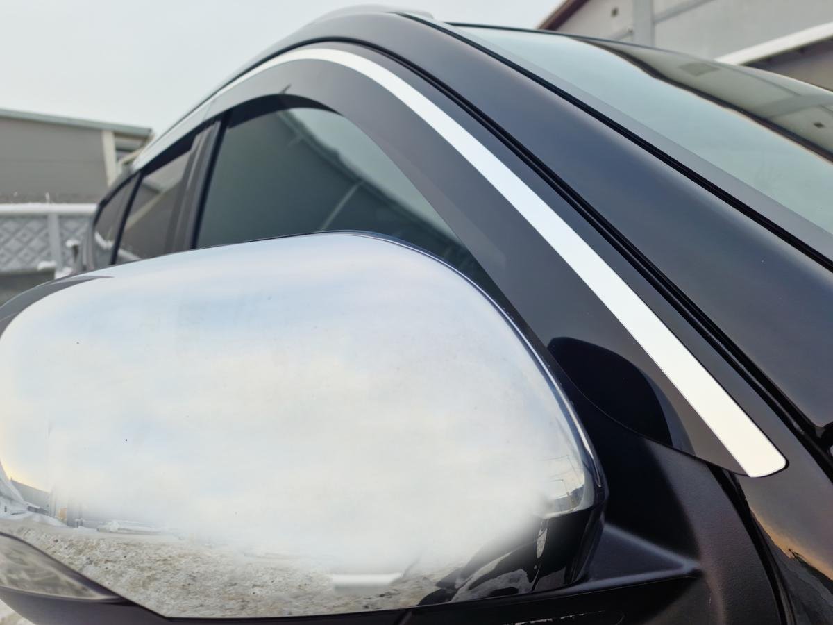 Дефлекторы окон с хром накладками 2D 6 шт для Mitsubishi Pajero Sport III