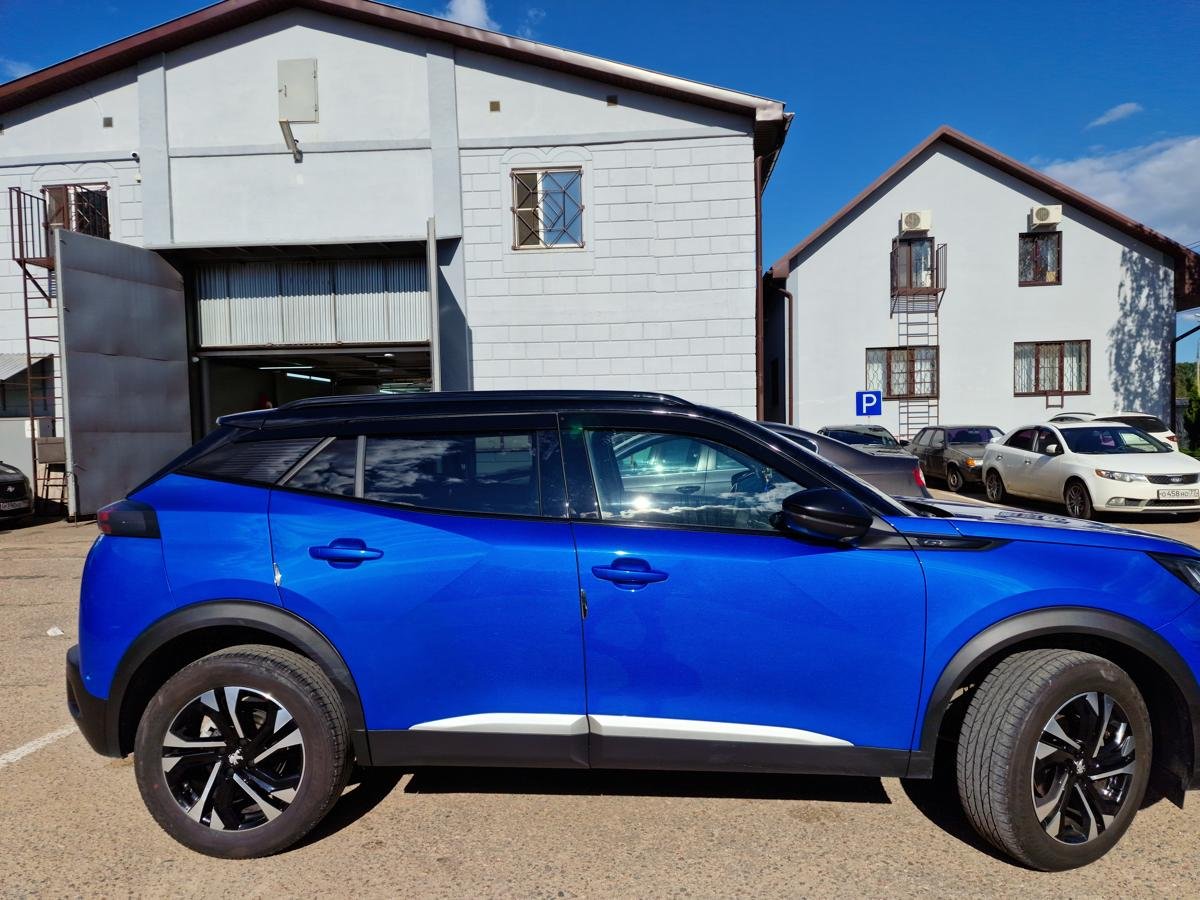 Дефлекторы окон 2D 6 шт. для Peugeot 2008 II