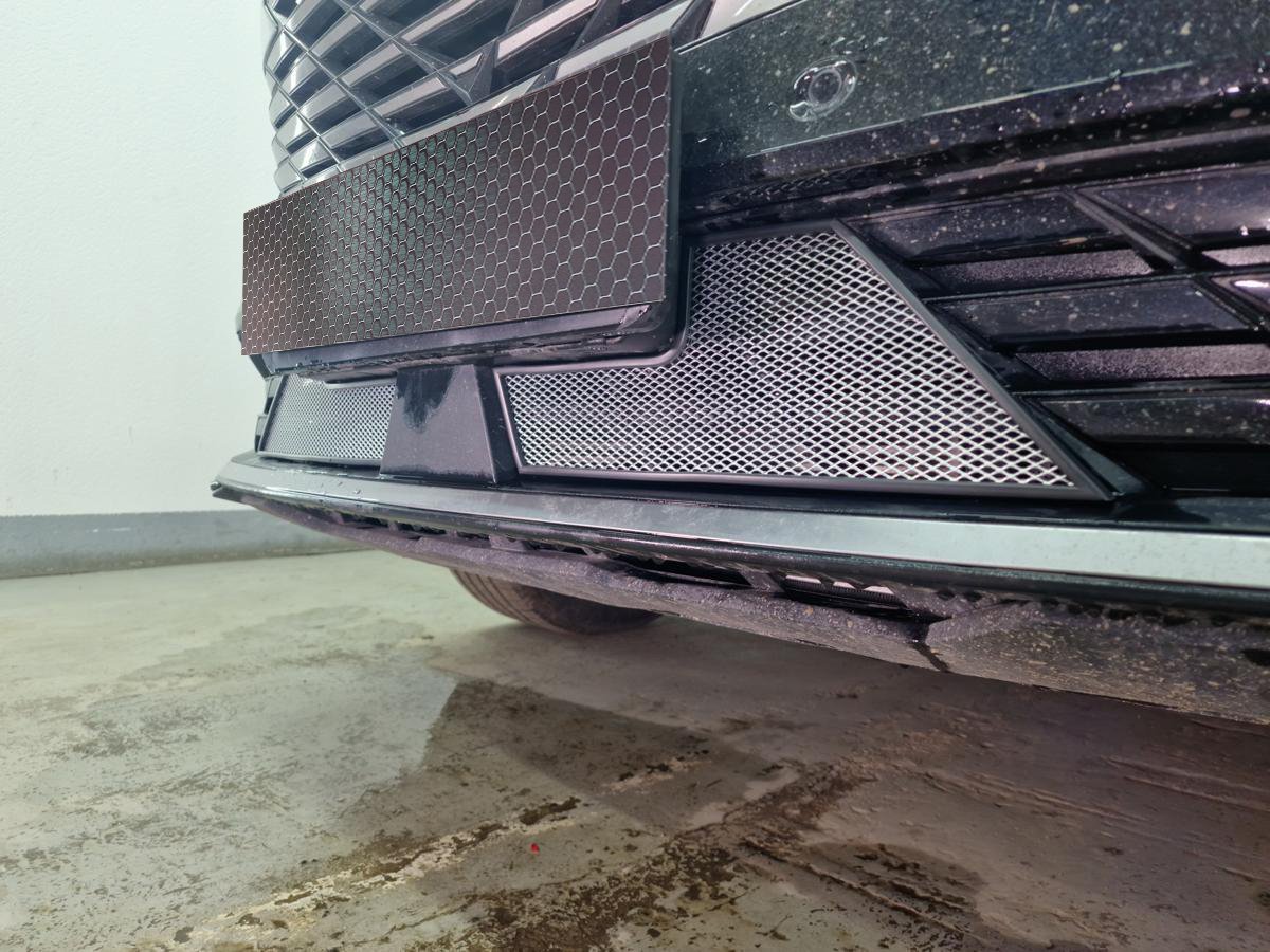 Защитная сетка радиатора низ 2 части для Geely Atlas II