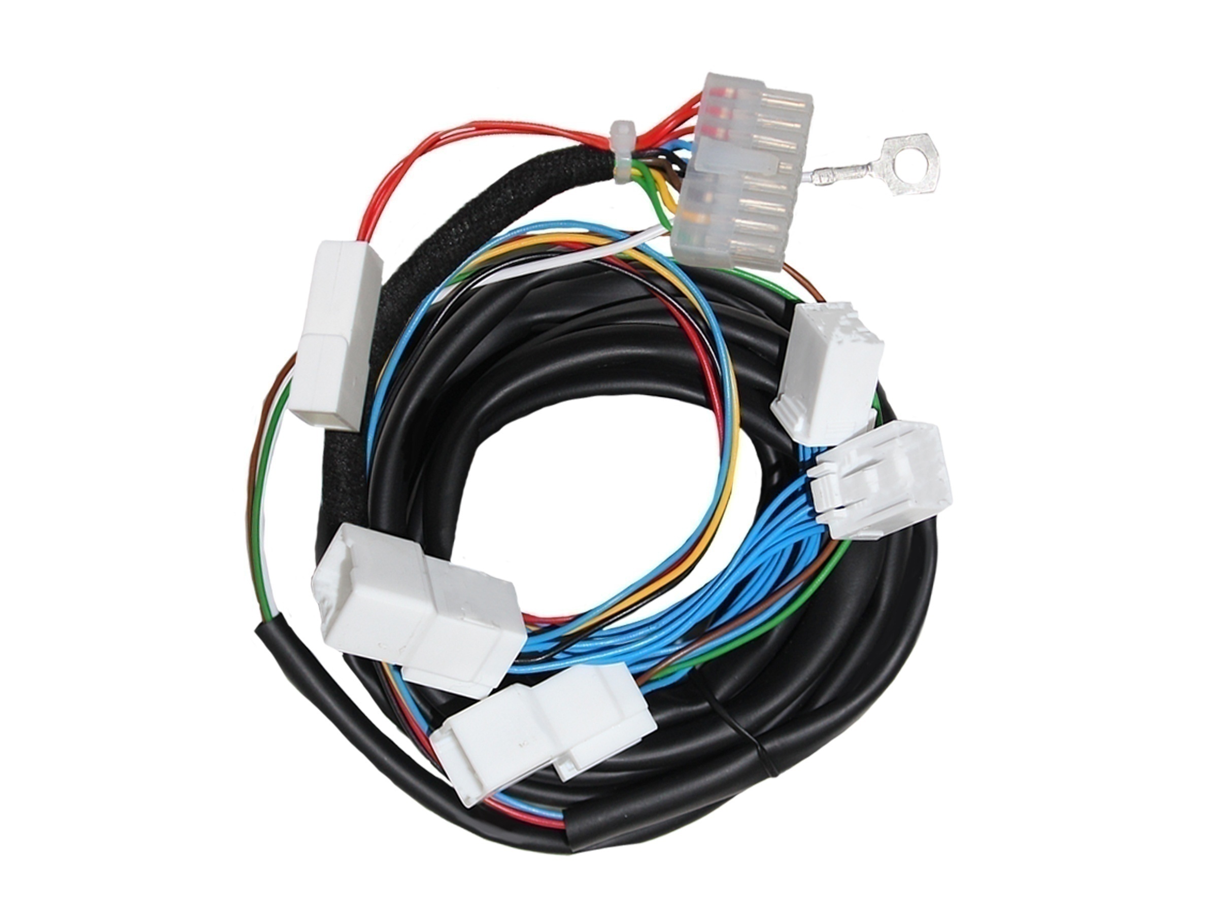 Комплект штатной электрики для фаркопа с блоком 7.1-7Pin для Hyundai Solaris II Рестайлинг