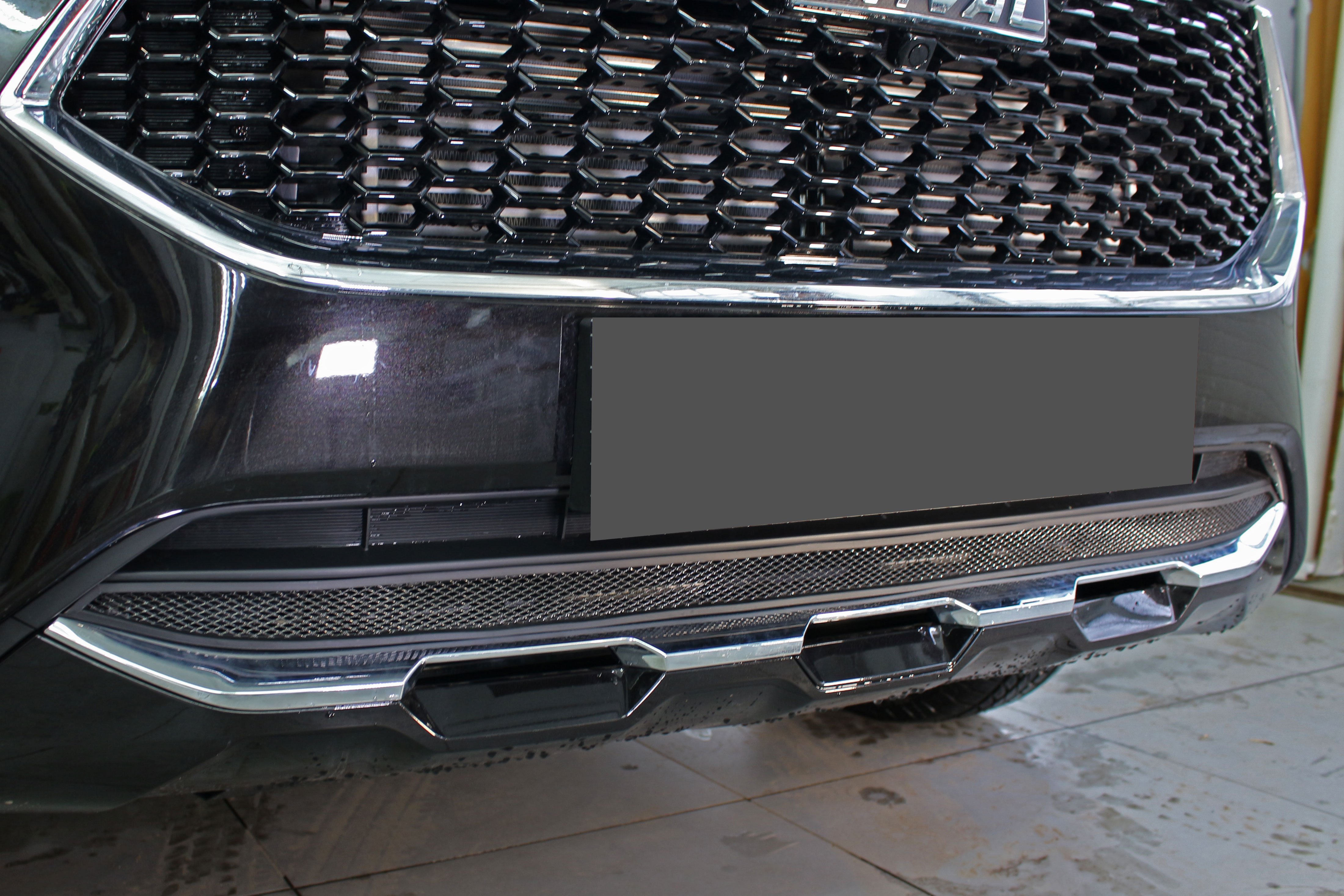 Защитная сетка радиатора низ для Haval F7x I