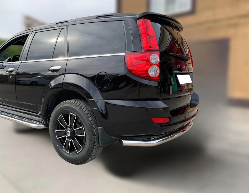 Защита заднего бампера угловая большая d60 мм для Haval H5 I  Юко GWH5.20.21