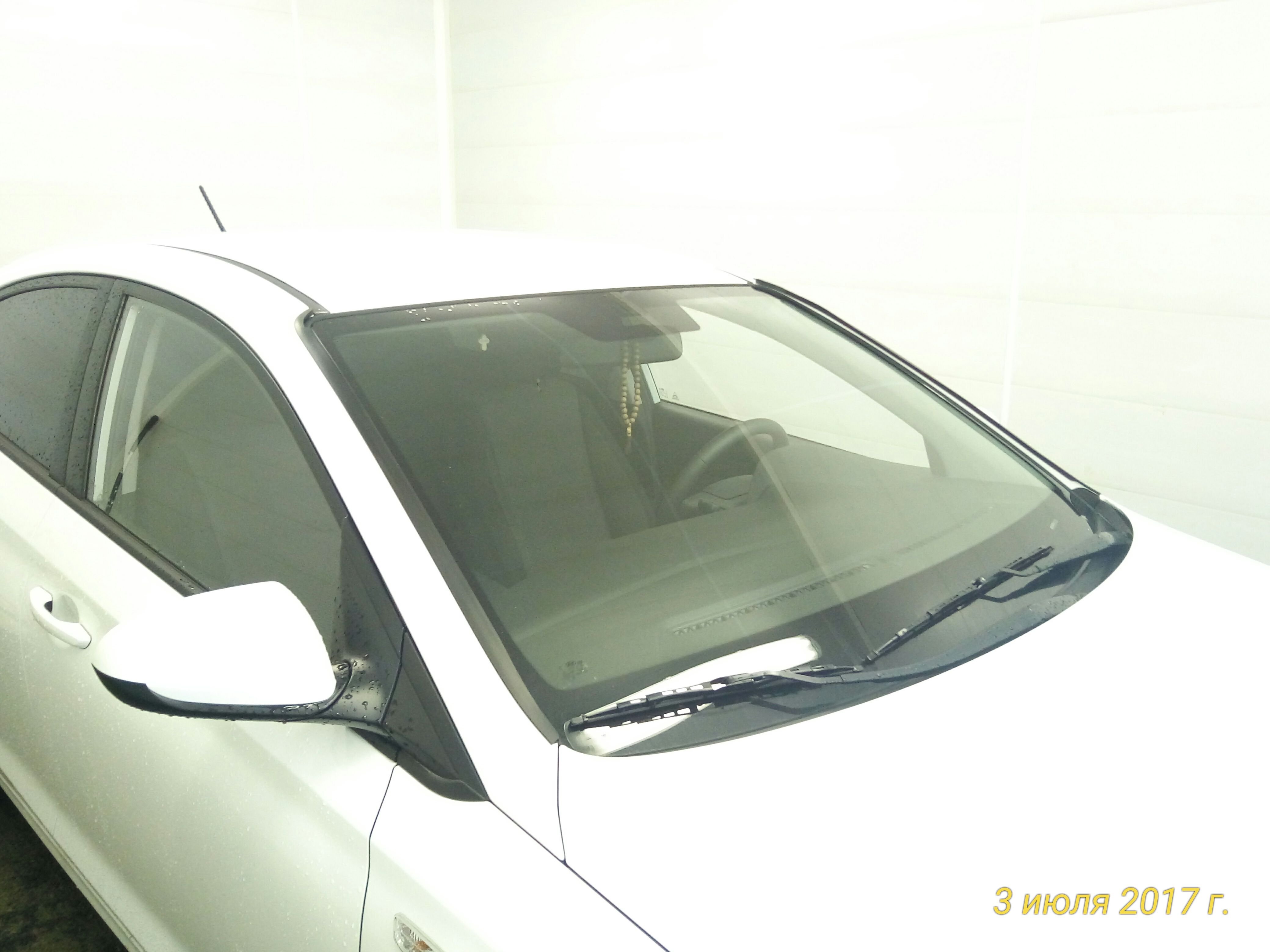 Дефлектор (водосток) лобового стекла для Hyundai Solaris II